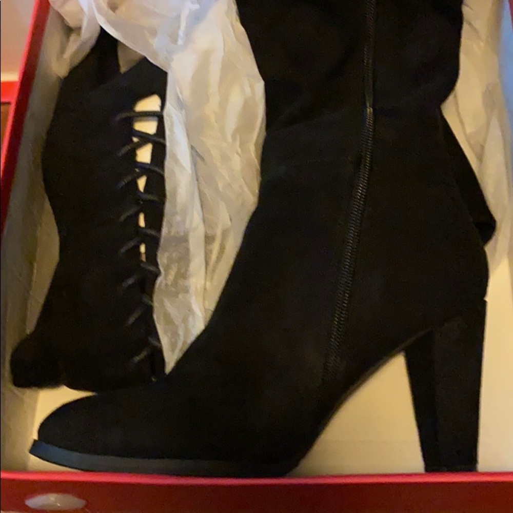 Catherine Malandrino Clydese OTK Suede Boots